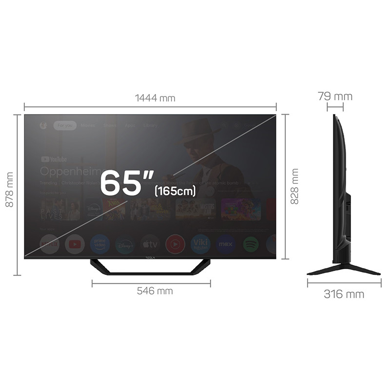 Tesla televizor LED 65E655BUS Smart