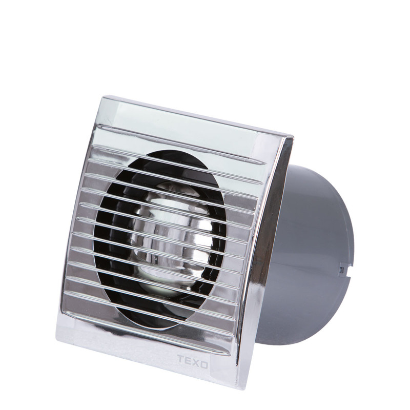 Texo ELITE ventilator fi 100 sa klapnom chrome
