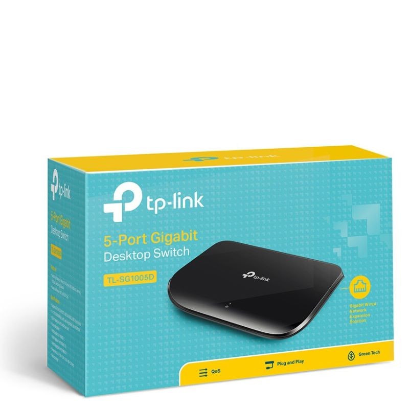 TP-LINK SWITCH TL-SG1005D GIGABIT 5x RJ45 1000MBPS 