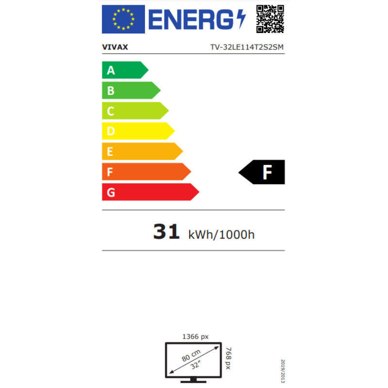 Vivax televizor LED 32LE114T2S2SM