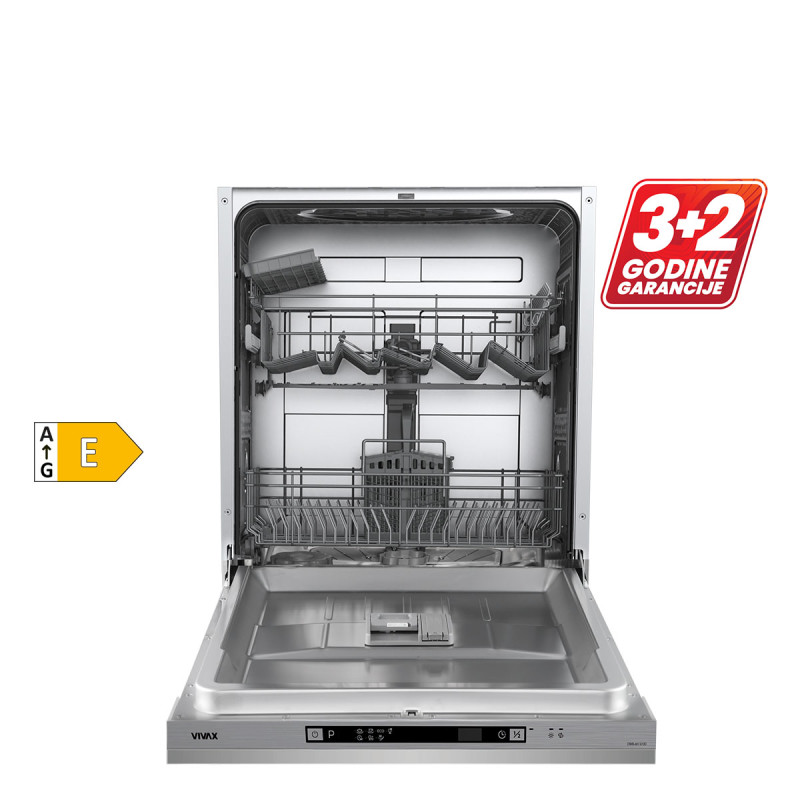 Vivax ugradna mašina za pranje sudova DWB-601372D 