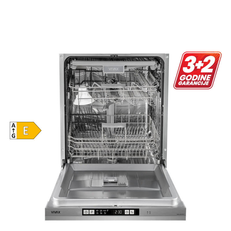 Vivax ugradna mašina za pranje sudova DWB-601473D 