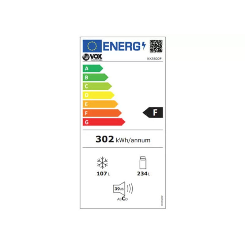 Vox kombinovani frižider KK 3600F