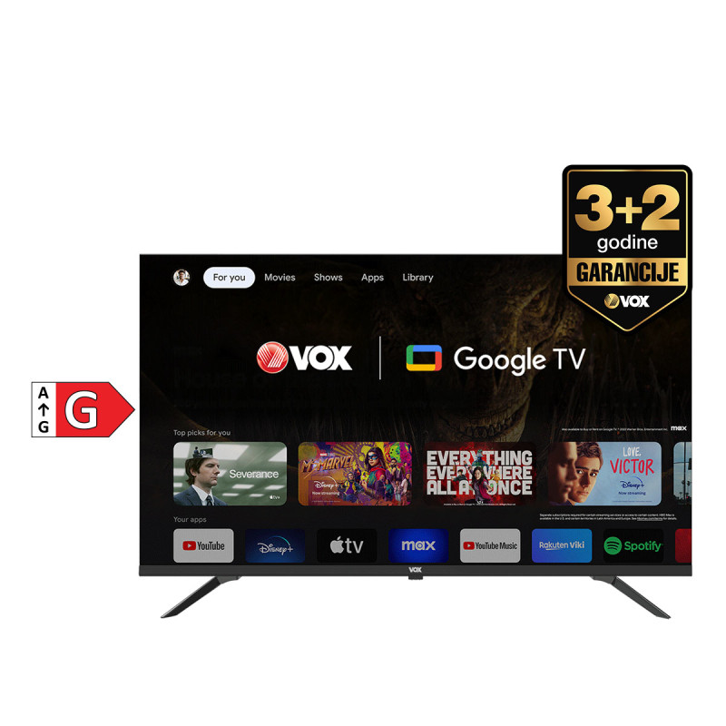 Vox LED televizor UHD 43GTU090 Smart