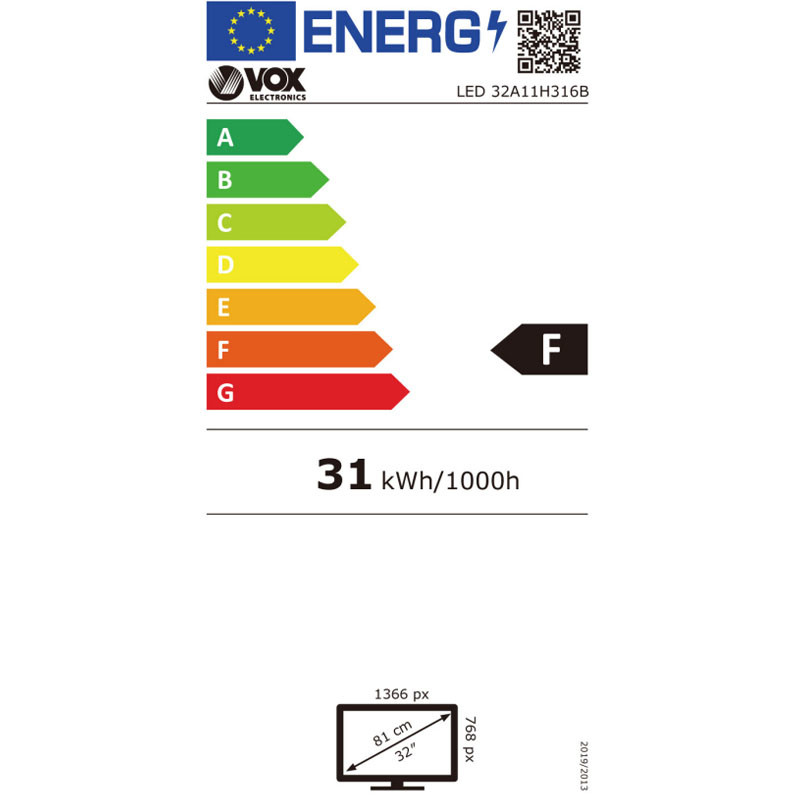 Vox televizor 32A11H316B LED