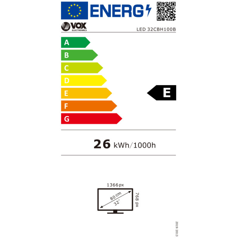 Vox televizor 32CBH100B DLED
