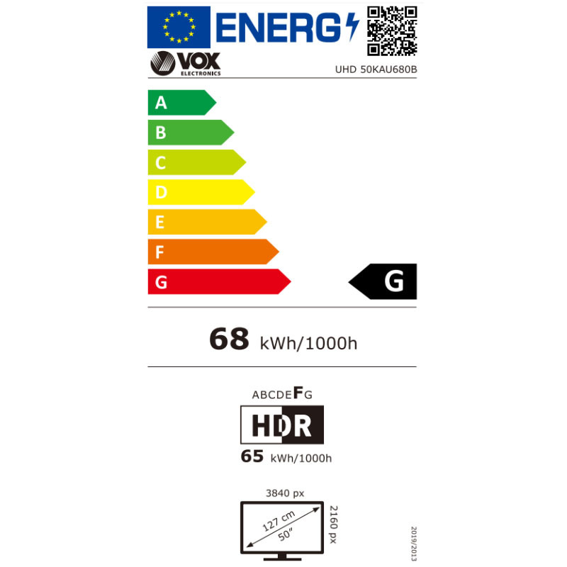 Vox televizor 50KAU680B Smart
