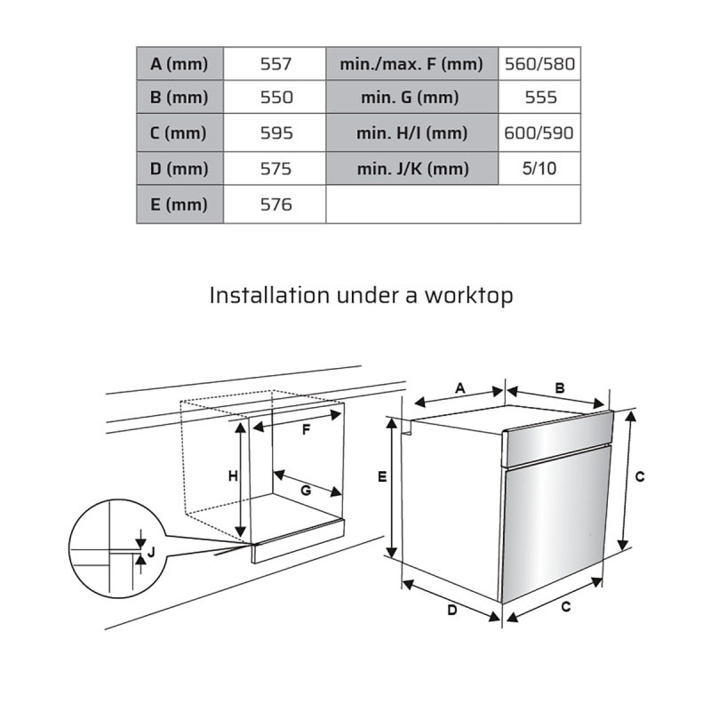 Vox ugradna rerna SBD7815B3D 