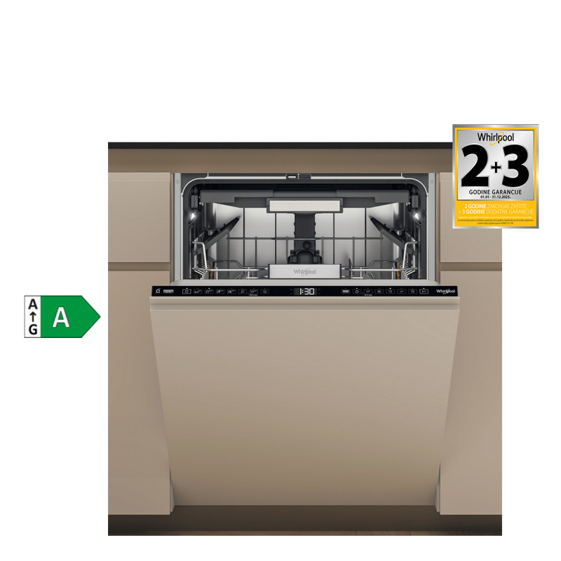 Whirlpool ugradna mašina za pranje sudova W7I HF60 TU