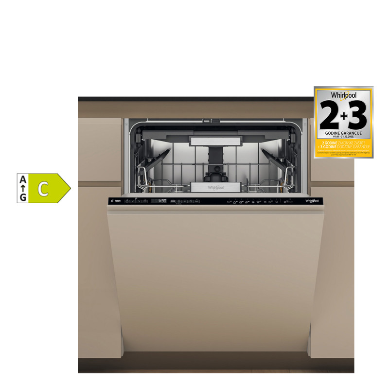 Whirlpool ugradna mašina za pranje sudova W7I HP40 L 