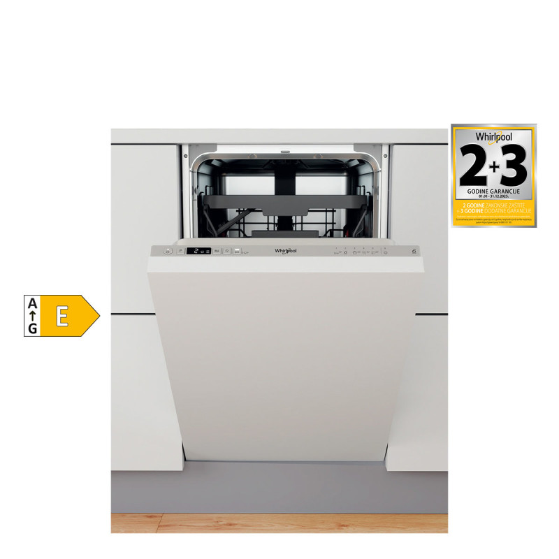 Whirlpool ugradna mašina za pranje sudova WSIC 3M27 C 
