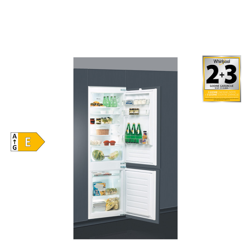 Whirlpool ugradni kombinovani frižider ART 66102 