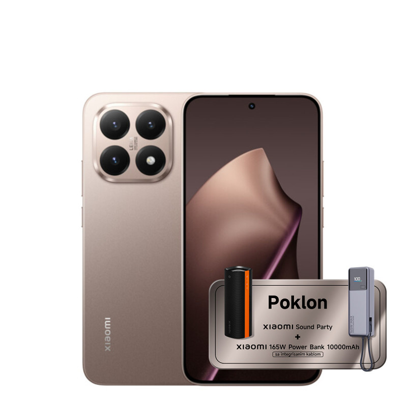 Xiaomi 15T Smartphone 12GB 512GB zlatna + poklon Xiaomi Sound party + Power bank 165 W