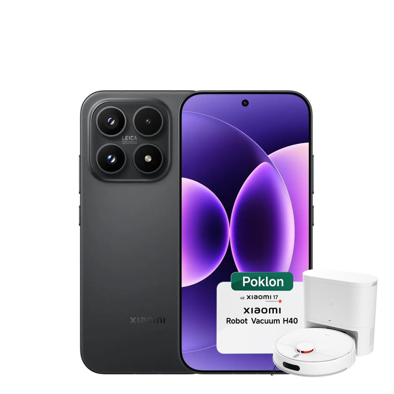 Xiaomi 17 Smartphone 17 12GB 512GB Crna + poklon Xiaomi Robot Vacuum H40