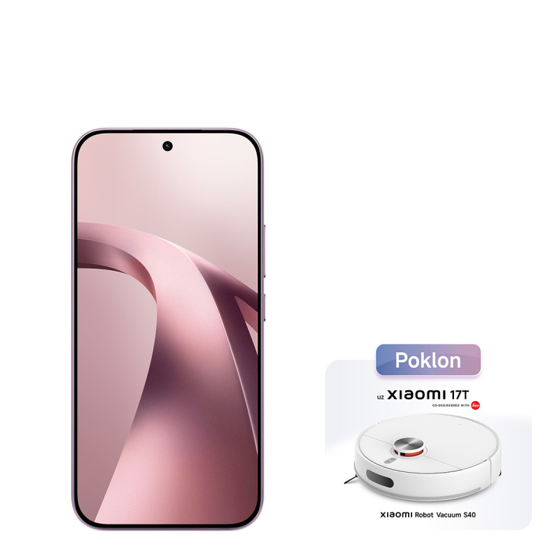 Xiaomi 17T Smartphone 12GB 512GB ljubičasta + poklon Xiaomi Robot Vacuum S40