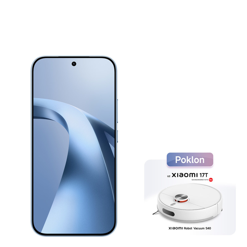 Xiaomi 17T Smartphone 12GB 512GB plava + poklon Xiaomi Robot Vacuum S40