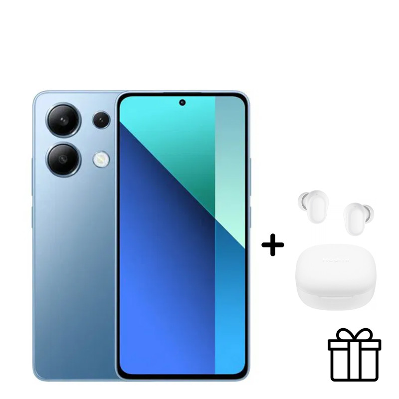 Xiaomi Redmi Note 13 mobilni telefon 6GB 128GB plava + poklon slušalice bubice Redmi Buds Play bele