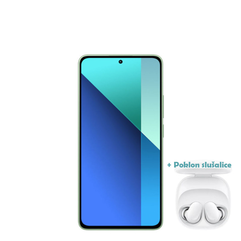 Xiaomi Redmi Note 13 mobilni telefon 8GB 256GB zelena + poklon slušalice