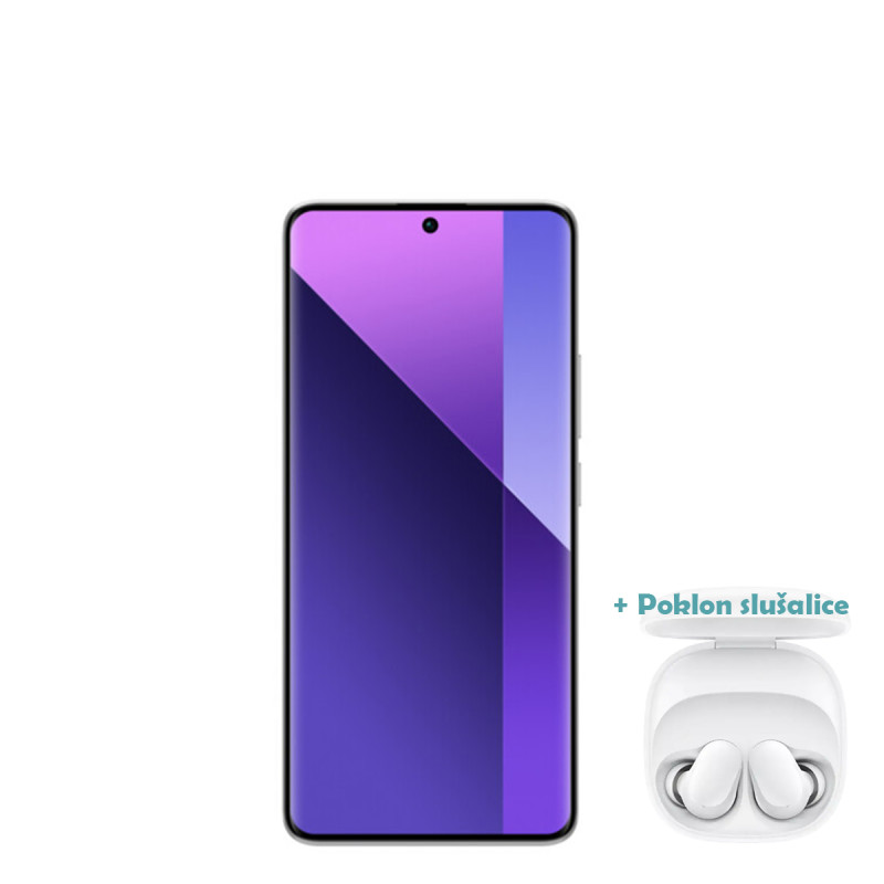 Xiaomi Redmi Note 13 Pro+ 5G mobilni telefon 12GB 512GB bela + poklon slušalice
