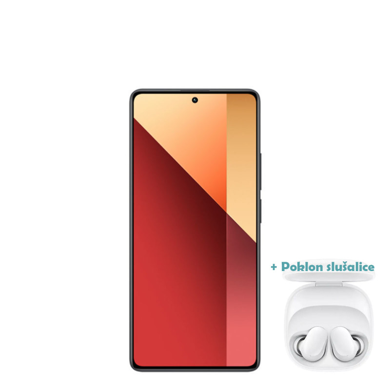 Xiaomi Redmi Note 13 Pro mobilni telefon 8GB 256GB crna + poklon slušalice