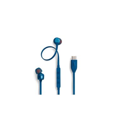 JBL žične slušalice T310C plave