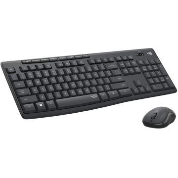 LOGITECH MK295 MK295 Silent Wireless Combo US tastatura + miš crna