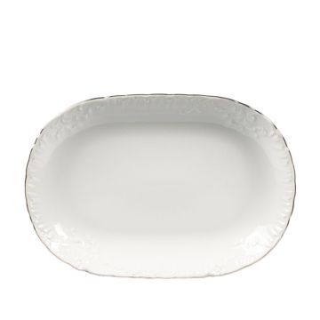 Ćmielów Rococo oval 29cm poljski porcelan