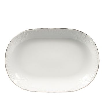 Ćmielów Rococo oval 33cm poljski porcelan