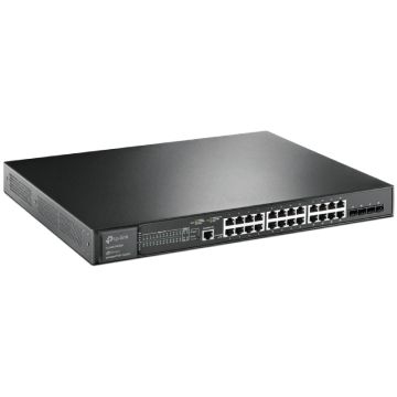 TP-LINK SG3428XMP Omada 28-Port upravljiv Switch sa 24- Porta PoE+ + 4-Port 10GE SFP+ L2+