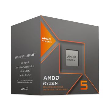 AMD 760M Ryzen 5 8600G AI 6 cores do 5.0GHz Box (100-100001237BOX) procesor