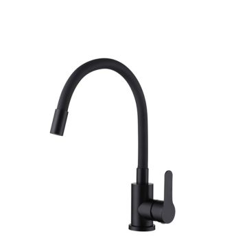 Aquabi slavina Flexy Mamba Black za sudoperu Crna