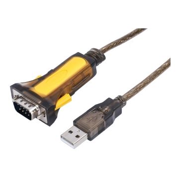 E-GREEN Adapter USB2.0  tip A (M) - RS-232 (M) 1.5m