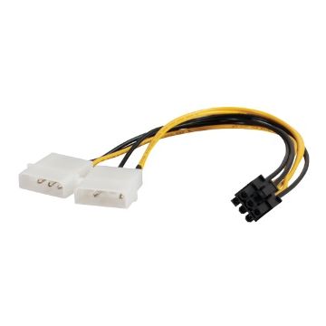 E-GREEN Naponski adapter za PCI-E VGA (6-pin) -2x Molex