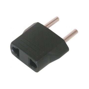 E-GREEN Adapter Euro utikač - USA utičnica crna