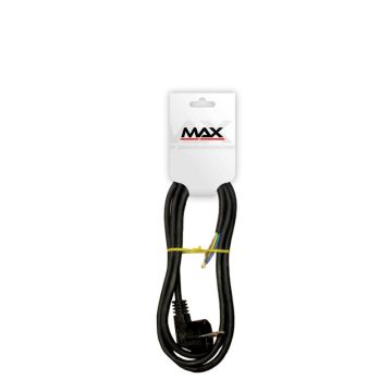 Max mono priključni kabl 3x2.5mm PP/J 1,5  met. M-T crni