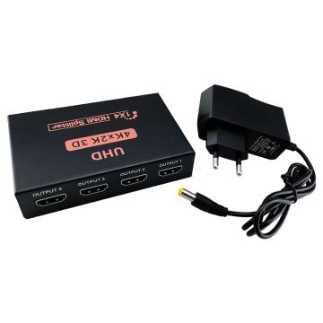 E-GREEN 2.0 HDMI spliter 4x out 1x in 4K x 2K