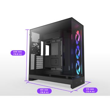 NZXT H9 Flow RGB Gaming kućište crno (CM-H92FB-R1)