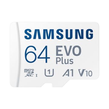 SAMSUNG Memorijska kartica EVO PLUS MicroSD Card 64GB + Adapter MB-MC64SA