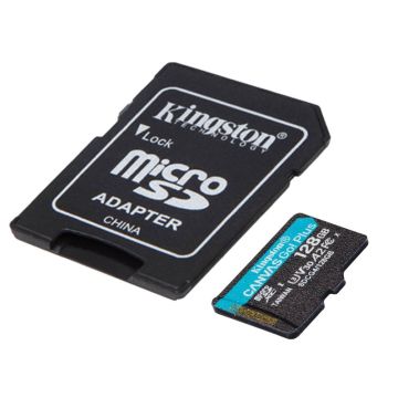 KINGSTON Memorijska kartica U3 V30 microSDXC 128GB Canvas Go Plus 200MB/s A2 + adapter SDCG4/128GB