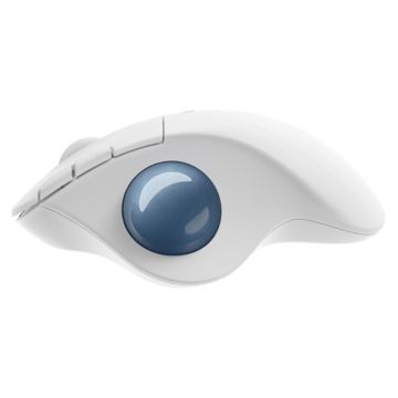 LOGITECH M575s ERGO Bluetooth Trackball Offwhite Blue ball miš