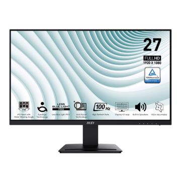 MSI 27 inča PRO MP273A FHD 1920x1080 IPS 100 Hz business monitor