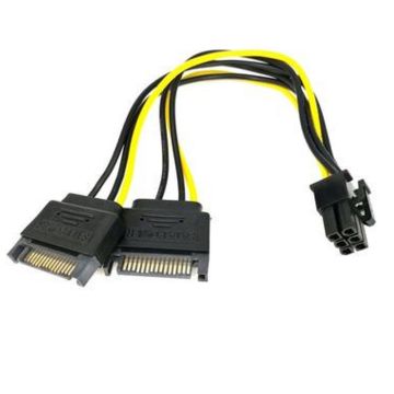 E-GREEN Naponski adapter za PCI-E VGA (6-pin) -2x Sata