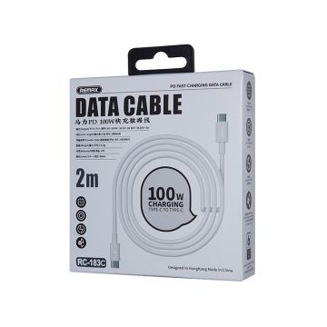 REMAX DATA kabl Marlik TIP C na TIP C RC-183c 100W, 2m beli
