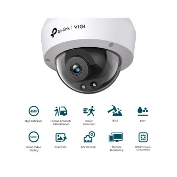 TP-LINK VIGI C240I-2.8mm, IR30m 4mpx Dom kamera,