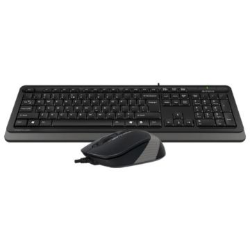 A4 TECH FM10 F1010 FSTYLER USB US siva tastatura + USB sivi miš