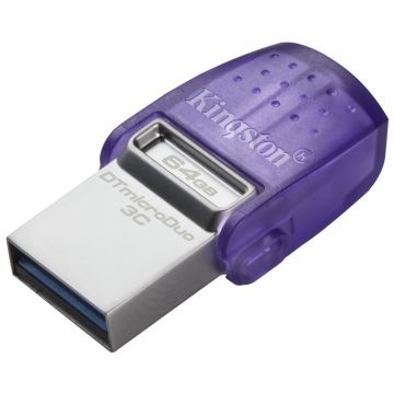 KINGSTON MicroDuo 3C 64GB DataTraveler MicroDuo 3C USB 3.2 flash DTDUO3CG3/64GB
