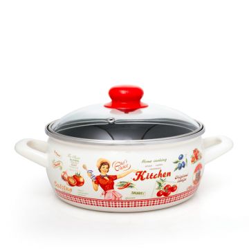 Metalac plitka šerpa RASPEVANA KUVARICA 18cm/2,4lit
