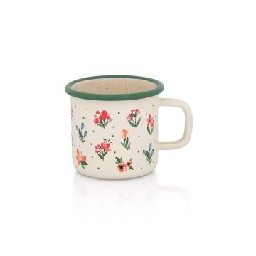 Metalac lonče CVETNE RADOSTI 8cm/0.37lit
