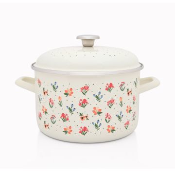 Metalac duboka &scaron;erpa CVETNE RADOSTI 24cm/6,75lit