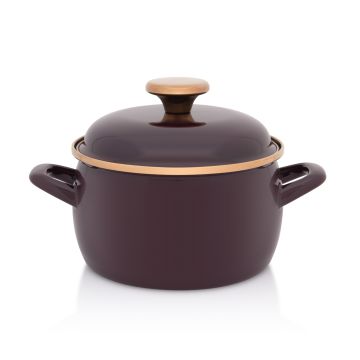 Metalac duboka šerpa BORDO AMOR 16cm/2,2lit